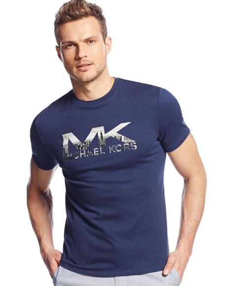 mens michael kors t-shirt sale|michael kors men's linen shirt.